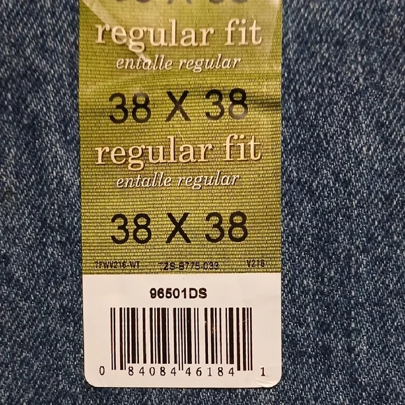 Wrangler Men's 38X38 Regular Fit Blue Jeans - Picture 5 of 13